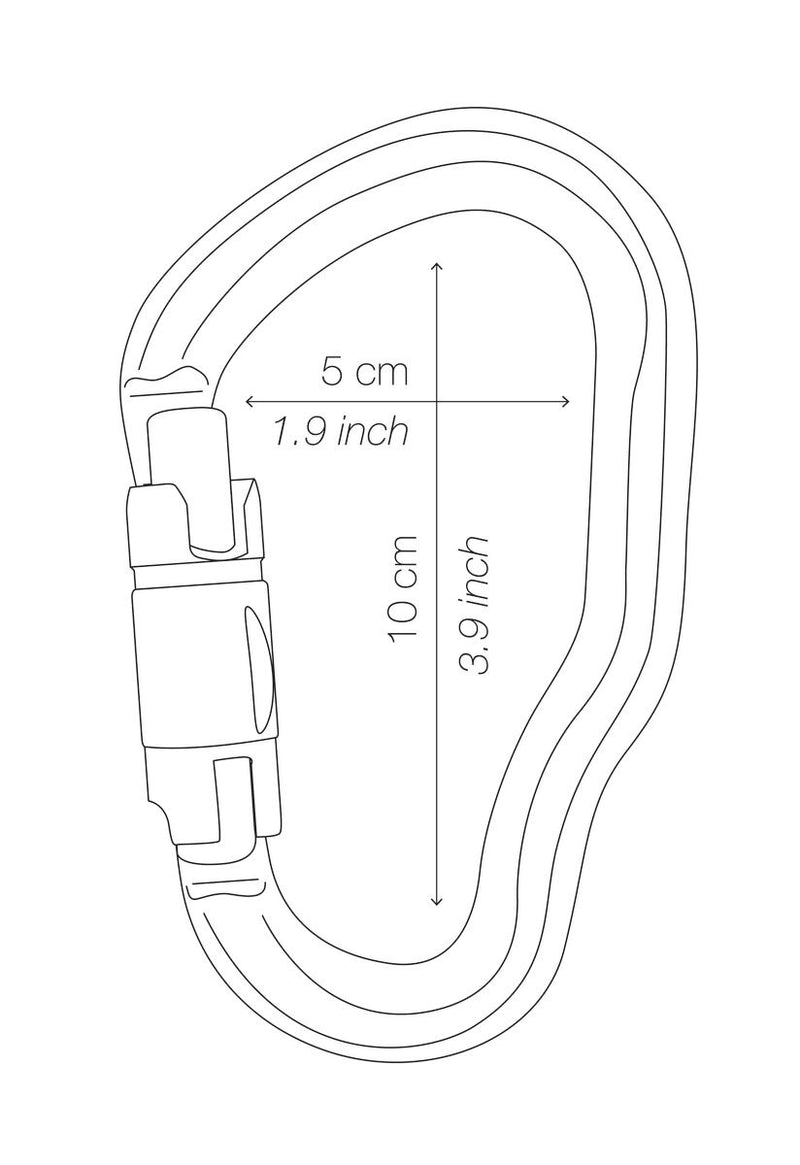 Petzl VERTIGO TWIST-LOCK Connector for Progression Lanyard