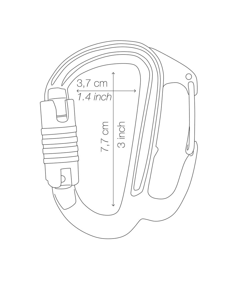 Petzl FREINO Z Carabiner with Friction Spur