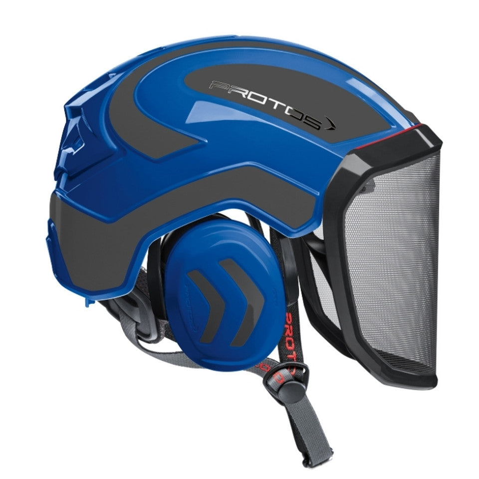 Protos Arborist Helmet BLUE/GRAY