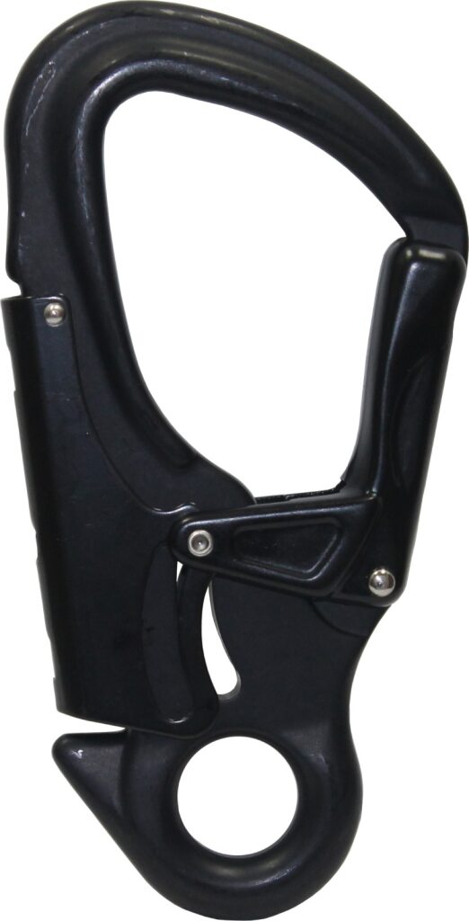 DOUBLE LOCKING ALUMINUM SNAP BLACK