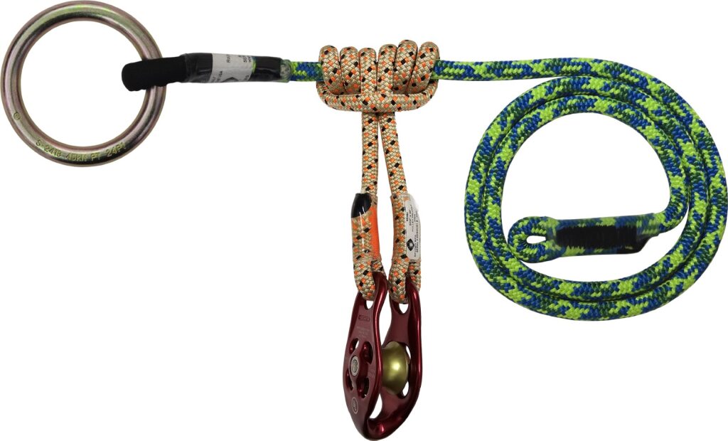 7/16''X10' ADJUSTABLE ROPE PULLEY FRICTION SAVER