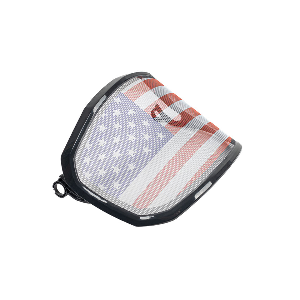Protos F39 Metal Visor - US Flag Print