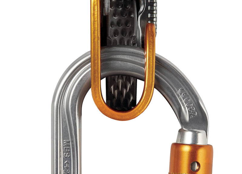 Petzl OK Oval Carabiner TRIACT-LOCK GRAY