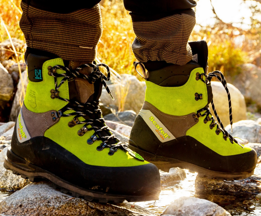 Arbortec Scafell Lite Lime Chainsaw Boots 8