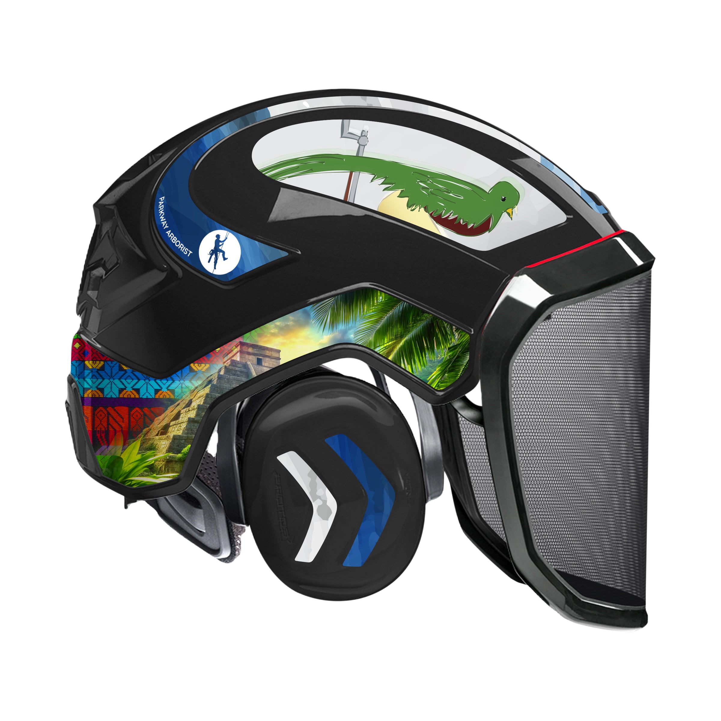 Protos SPECIAL EDITION Guatemalan Flag 2 Helmet